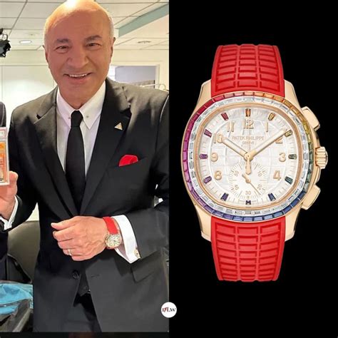 kevin o'leary wearing two watches.